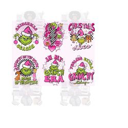 retro grinch, pink christmas png bundle, pink christmas png, grinch christmas shirt, christmas sublimation designs, retr