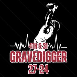 alabama 4th and 31 iron bowl gravedigger svg