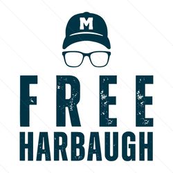 free harbaugh michigan wolverines svg digital download