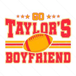 retro go taylors boyfriend kansas city football svg