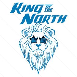 detroit lions nfl football team king of the north svg