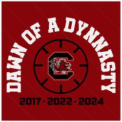 south carolina basketball dawn of a dynasty svg, south carolina gamecocks svg, basketball logo svg