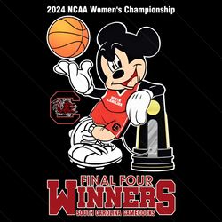 gamecocks mickey 2024 final four winners png, south carolina gamecocks png, basketball logo png