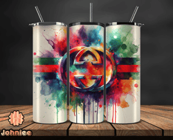 Gucci Tumbler Wrap, Gucci  Tumbler Png, Gucci  Logo, Luxury Tumbler Wraps, Logo Fashion  Design 158