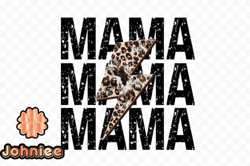 mama leopard lightning png design204