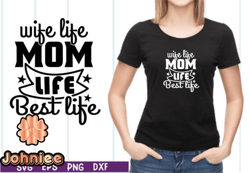 wife life mom life best life svg design 03