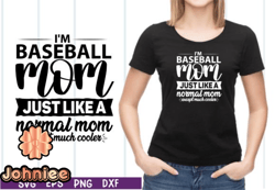 im baseball mom just like a normal mom design 46