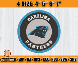 panthers embroidery, nfl panthers embroidery, nfl machine embroidery digital, 4 sizes machine emb files -16-joh