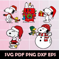 christmas snoopy svg, christmas snoopy png, christmas snoopy eps, christmas snoopy dxf, christmas snoopy clipart, snoopy