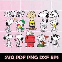 snoopy svg, snoopy, charlie brown svg, snoopy clipart, snoopy png, snoopy eps, snoopy dxf, snoopy