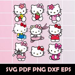 pink kitty svg, hello kitty svg, hello kitty vector, hello kitty clipart, hello kitty eps, hello kitty dxf, hello kitty