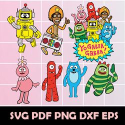 yo gabba gabba svg, yo gabba gabba clipart, yo gabba gabba vector, yo gabba gabba png, yo gabba gabba eps, yo gabbagabba