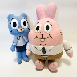 nicole and richard watterson plush toy amazing world of gumball