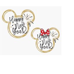 Bundle Happy New Year PNG, Hello 2024 Png, Merry Christmas Png, Holiday Season Png, Magic Kingdom Png, Firework Mouse Pn