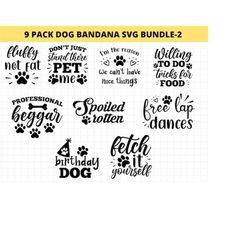 dog bandana svg bundle-2, dog shirt bundle svg, dog quotes bundle, fur mom svg, funny dog sayings svg, commercial use