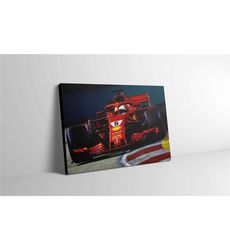 vettel ferrari f1 canvas print wall art -