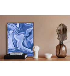 blue wall art, blue tones wall art, blue