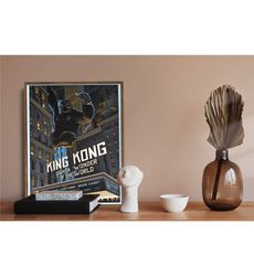 king kong - movie/show poster wall art king