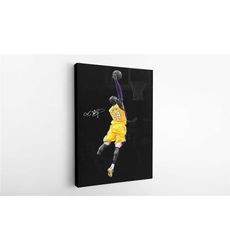 gift for basketball lover, ready to hang canvas