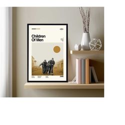 children of men poster, children of men movie, children of men vintage, minimalist wall art, home decor, custom poster,