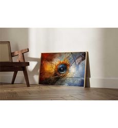 abstract art print: a space odyssey poster l4