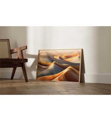 abstract art print: desert dream poster l1 wall