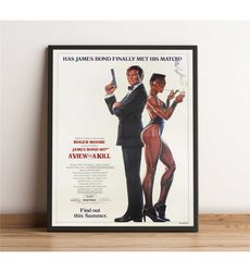 james bond poster, daniel craig wall art, javier