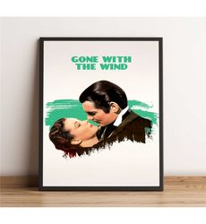 gone with the wind poster, vivien leigh wall