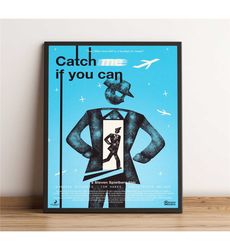 catch me if you can poster, leonardo dicaprio