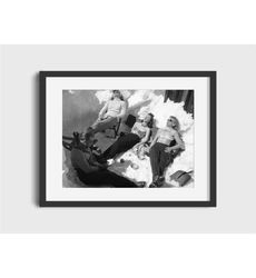 vintage apres ski photo print - vintage ski