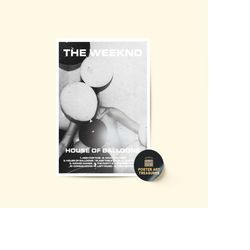the weeknd - house of ballons album poster / room decor / music decor / music gifts / the weeknd art