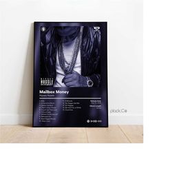 nipsey hussle - mailbox money - custom album poster - hip hop wall art - custom album cover - nipsey hussle poster - cus