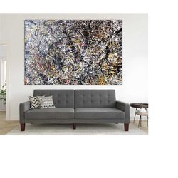 jackson pollock canvas print - pollock wall art, jackson pollock wall decor - jackson pollock abstract expressionism can