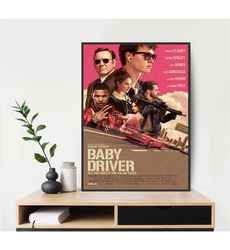 baby driver 2017 movie poster art room decor