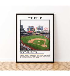 citi field canvas print | stadium poster |