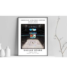 american airlines center canvas poster | american airlines