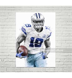 amari cooper dallas poster, canvas, football print, sports