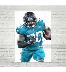 james robinson jacksonville poster, canvas, football print, sports