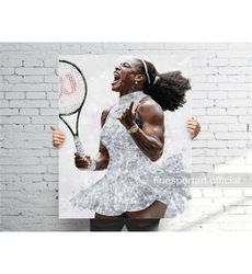 sport poster, canvas wrap, tennis framed print, sports