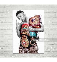 sport poster, canvas, boxing print, sports wall art,