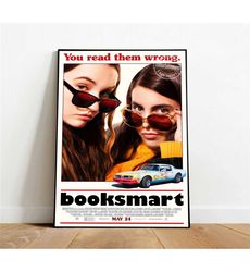 booksmart poster, canvas wall art, rolled canvas print,