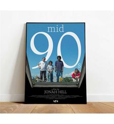 mid90s poster, canvas wall art, rolled canvas print,
