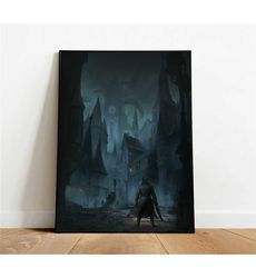 bloodborne poster, canvas wall art, rolled canvas print,