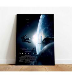 gravity poster, canvas wall art, rolled canvas print,