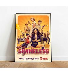 shameless poster, canvas wall art, rolled canvas print,