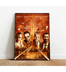 trainspotting poster, canvas wall art, rolled canvas print,