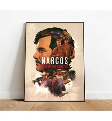 narcos poster, canvas wall art, rolled canvas print,