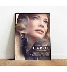 carol poster, canvas wall art, rolled canvas print,