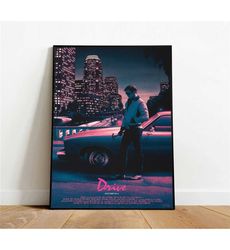 drive poster, canvas wall art, rolled canvas print,