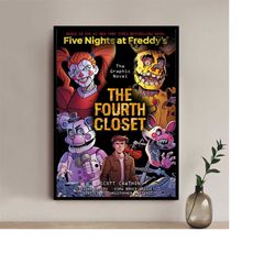 five nights at freddy's movie poster - high quality canvas art print - room decoration - art poster for gift